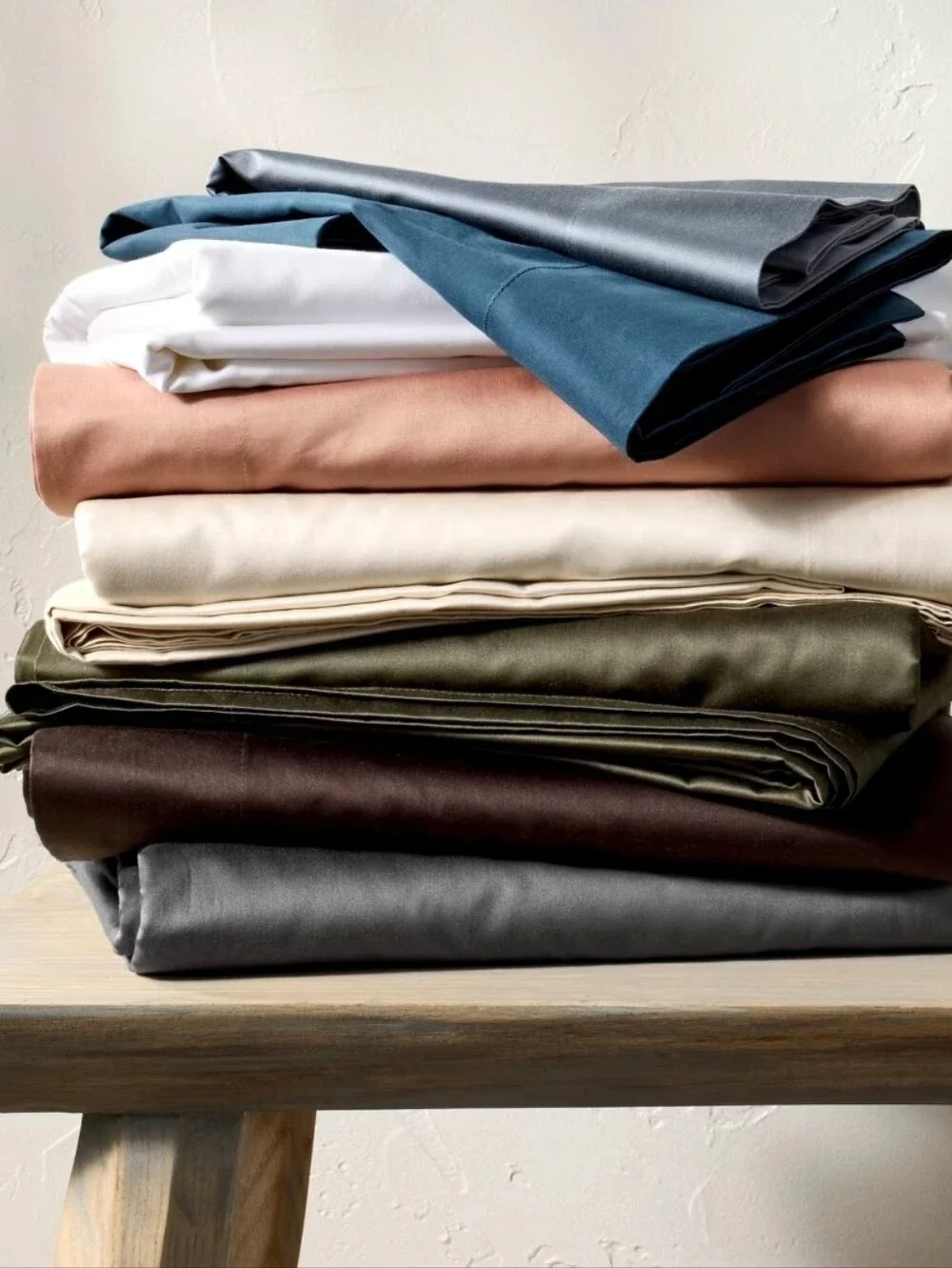 Casaluna Full 600 Thread Count Sateen Sheet Set White - Casaluna™